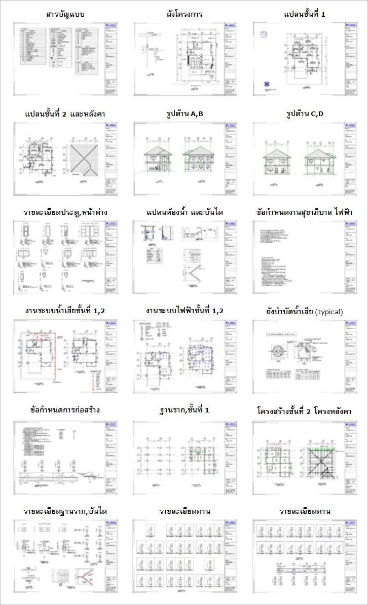 ตัวอย่างแบบที่ได้จากโปรแกรม Quickdesign  (คลิกดูตัวอย่างได้เลยที่รูป)